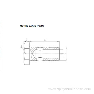 Metric Banjo Fittings 700M